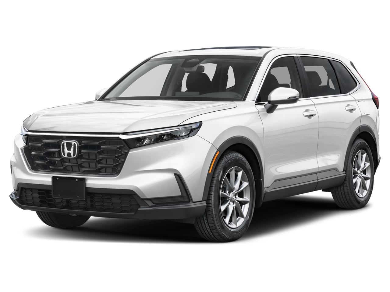 2026 Honda CR-V EX in Platinum White Pearl — front three-quarter view